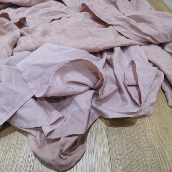 VEILED NEW YORK Balloon Sleeve Maxi Modest Dress Blush Medium Tall Wedding Abaya - Picture 14 of 15